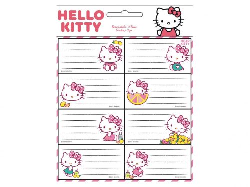 Hello Kitty füzetcímke 16 db-os - Citromos limonádé
