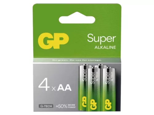 GP Super Alkaline mikroceruzaelem (AAA) 4db