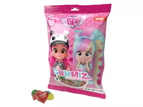 Gumicukor Szivecskés 70g- Cry Babies