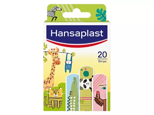 Hansaplast Állatmintás Kids vízálló sebtapasz 20db (19x72mm)