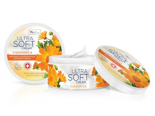 INelia Ultra Soft Arc- és testápoló krém 200 ml - Körömvirág