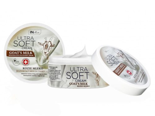 INelia Ultra Soft Arc és -testápoló krém kecsketejjel 200ml - Regeneráló  és hidratáló