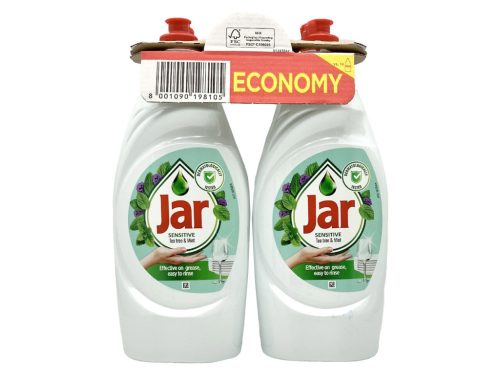 Jar  mosogatószer 2x900ml - Sensitive teafa és menta