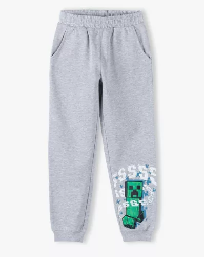 Minecraft Grey gyerek hosszú nadrág, jogging alsó 10 év /140 cm