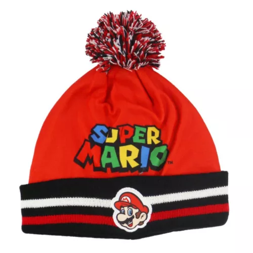 Super Mario Run gyerek sapka + kesztyű szett 52 cm