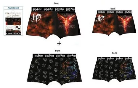 Harry Potter Phoenix férfi boxeralsó 2 darab/csomag L