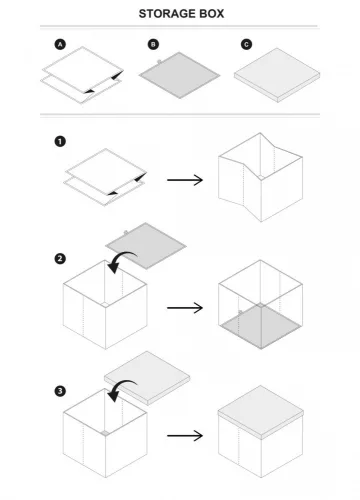 Disney Minnie Fun játéktároló 30×30×30 cm
