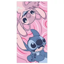   Disney Lilo és Stitch, A csillagkutya Intergalactic Duo fürdőlepedő, strand törölköző 70x140cm (Fast Dry)