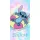 Disney Lilo és Stitch, A csillagkutya Rainbow Waves fürdőlepedő, strand törölköző 70x140cm (Fast Dry)