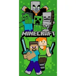   Minecraft Swordfight fürdőlepedő, strand törölköző 70x140cm (Fast Dry)