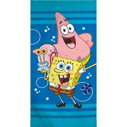   SpongyaBob Under the Sea fürdőlepedő, strand törölköző 70x140cm (Fast Dry)