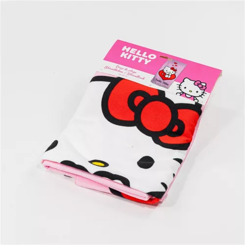 Hello Kitty Love fürdőlepedő, strand törölköző 70x140cm (Fast Dry)