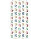 Harry Potter Initials gumis lepedő 90x200 cm