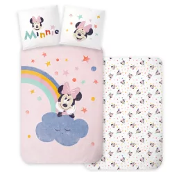   Disney Minnie Dreamland gyerek, ovis ágyneműhuzat 100×135 cm, 40×60 cm