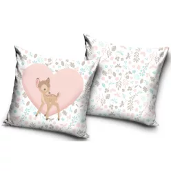 Disney Bambi Love párnahuzat 40x40 cm Velúr
