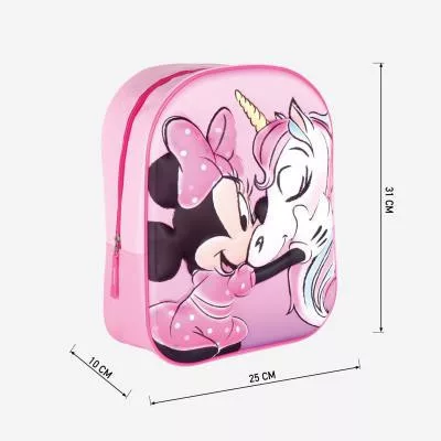 Disney Minnie Unicorn 3D hátizsák, táska 31 cm
