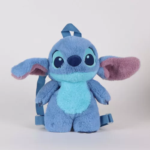 Disney Lilo és Stitch, A csillagkutya Blue Alien plüss hátizsák, táska 30 cm