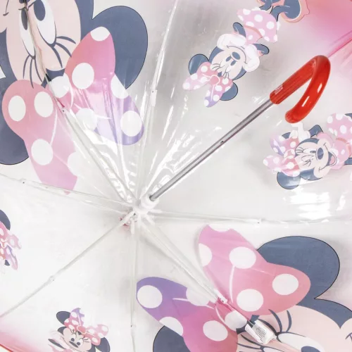Disney Minnie Cheerful gyerek átlátszó esernyő Ø71 cm