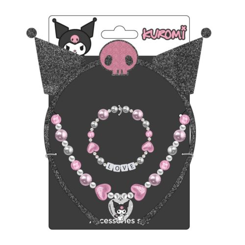 Hello Kitty Kuromi ékszer és hajpánt szett