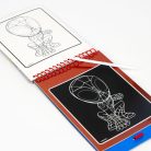 Pókember Go Spidey scratch képkarcoló és színező szett