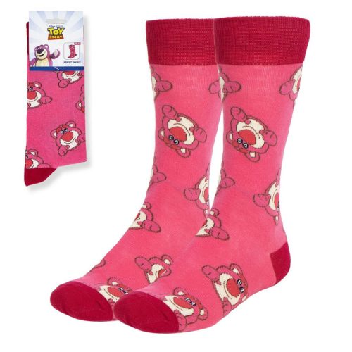 Disney Játékháború Lotso felnőtt hosszú szárú zokni 36/43