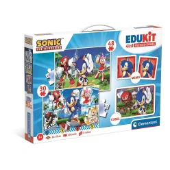   Sonic a sündisznó Characters 4 az 1-ben játékgyűjtemény Clementoni