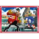 Sonic a sündisznó Save the Day 4 az 1-ben puzzle Clementoni