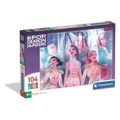   K-pop Démonvadászok Shining Stars 104 db-os Super puzzle Clementoni