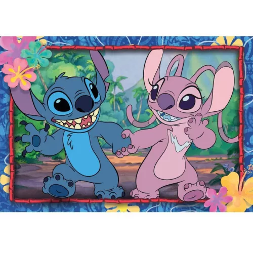 Disney Lilo és Stitch, A csillagkutya Angel 2x20 db-os puzzle Clementoni