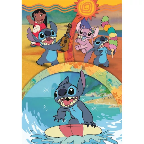Disney Lilo és Stitch, A csillagkutya Island Vibes 104 db-os puzzle Clementoni