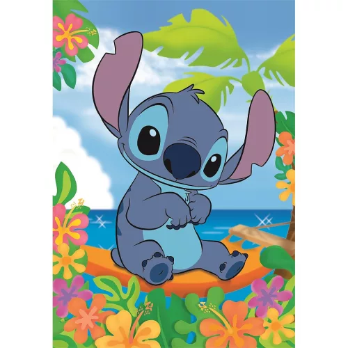 Disney Lilo és Stitch, A csillagkutya Tropical Time 104 db-os puzzle Clementoni