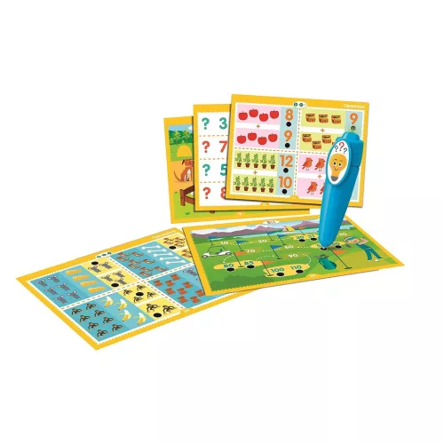 Interaktív toll készségfejlesztő játék 500 db számos kvízzel Education Clementoni