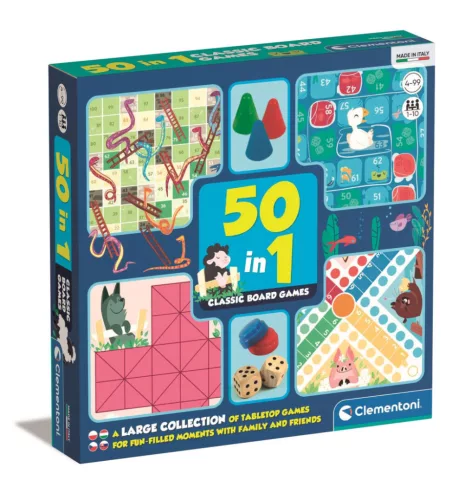 Klasszikus Game Night játékgyűjtemény 50 az 1-ben