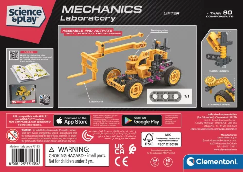 Emelő Mechanics építőjáték Clementoni