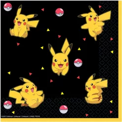 Pokémon Yellow Thunder szalvéta 16 db-os 33x33 cm