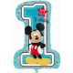 Mickey Első születésnap fólia lufi 71 cm