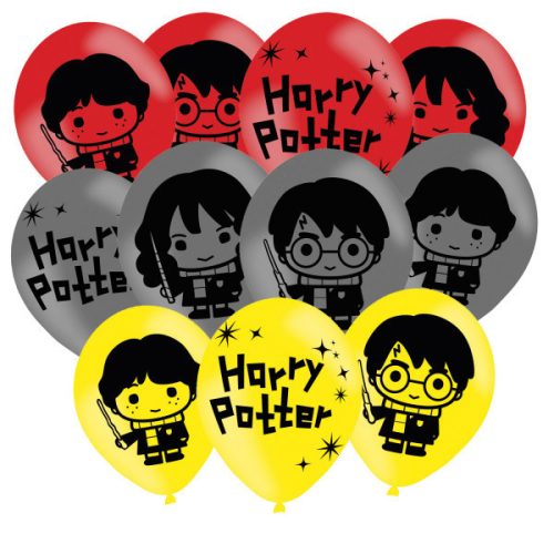 Harry Potter léggömb, lufi 6 db-os 11 inch (27,5 cm)