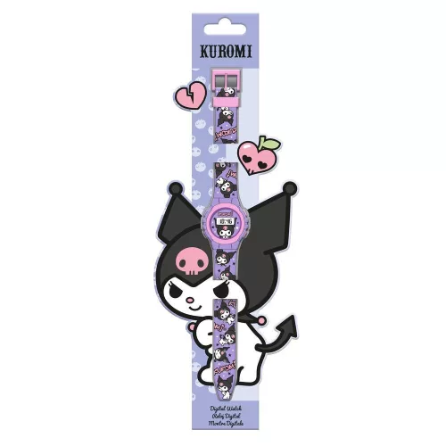 Hello Kitty Kuromi digitális karóra