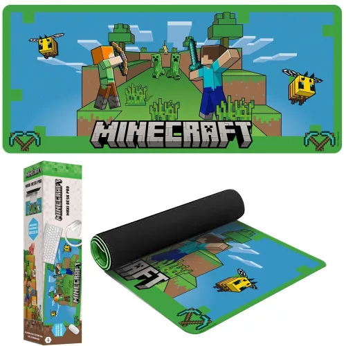 Minecraft Pixelated asztali egérpad 80x35 cm
