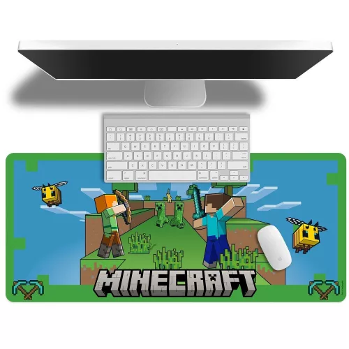Minecraft Pixelated asztali egérpad 80x35 cm