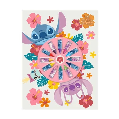 Disney Lilo és Stitch, A csillagkutya Aloha füzet + mini zsírkréta szett