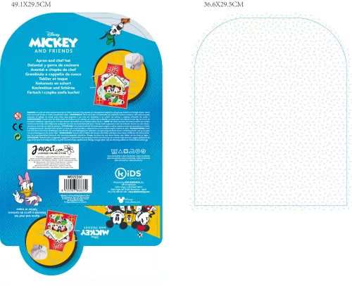 Disney Minnie and Mickey Karácsonyi gyerek kötény 2 darabos szett