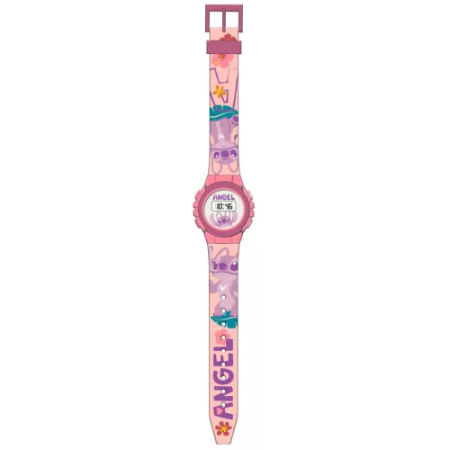 Disney Lilo és Stitch, A csillagkutya Pink Angel digitális karóra