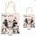 Disney Minnie Mickey Kiss vászontáska, bevásárlótáska 44 cm