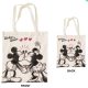 Disney Minnie Mickey Kiss vászontáska, bevásárlótáska 44 cm