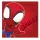 Pókember Spidey Red kéztörlő, arctörlő, törölköző 30x30cm