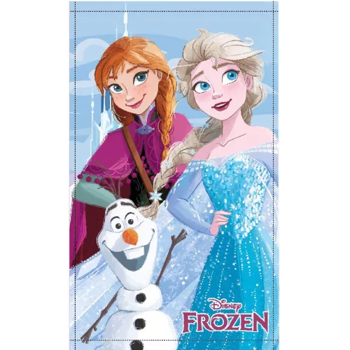 Disney Jégvarázs Friends Forever kéztörlő, arctörlő, törölköző 30x50cm