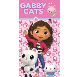   Gabi babaháza Kitty World fürdőlepedő, strand törölköző 70x140cm (Fast Dry)