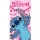 Disney Lilo és Stitch, A csillagkutya Pink Fun fürdőlepedő, strand törölköző 70x140cm (Fast Dry)