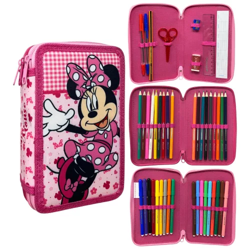 Disney Minnie Lovely Charm tolltartó töltött 3 emeletes